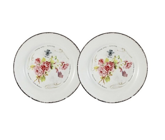 Тарелка 2 предмета 20см. Розы