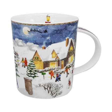Кружка 320мл Новогодняя деревня