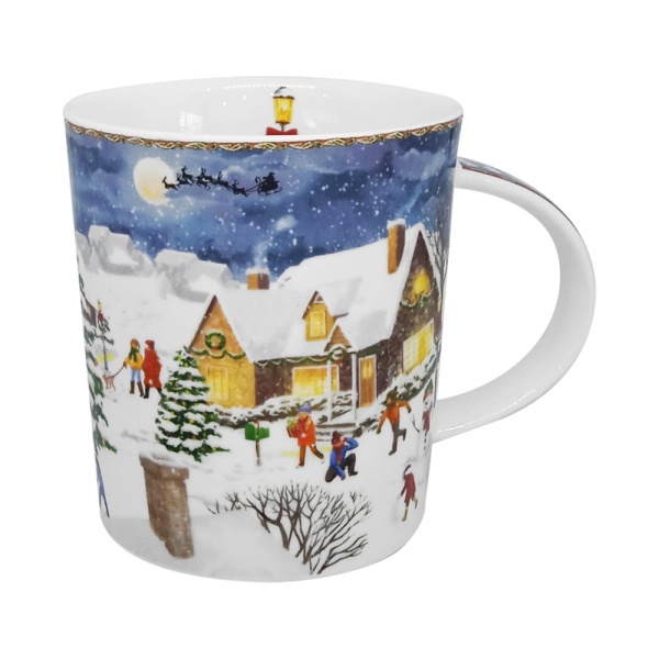 Кружка 320мл Новогодняя деревня