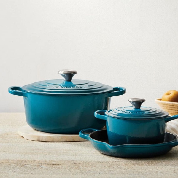 Кокот 24см 4,2л бирюзовый