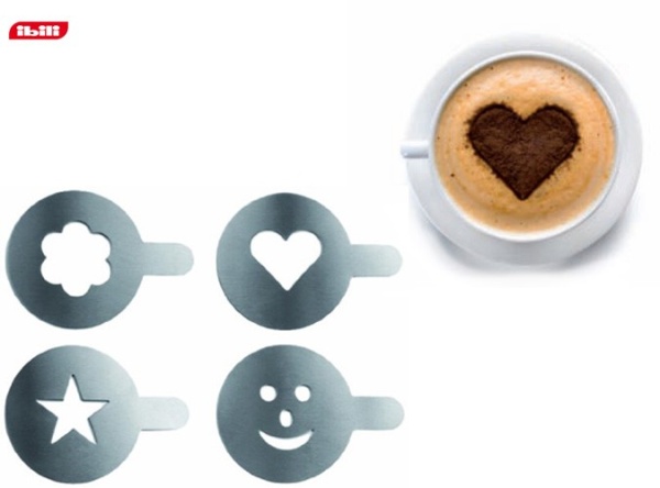 Декоратор для капучино 4 предмета