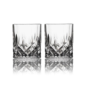 Набор для виски O-F 300 мл 2шт деревянная коробка 13 предметов