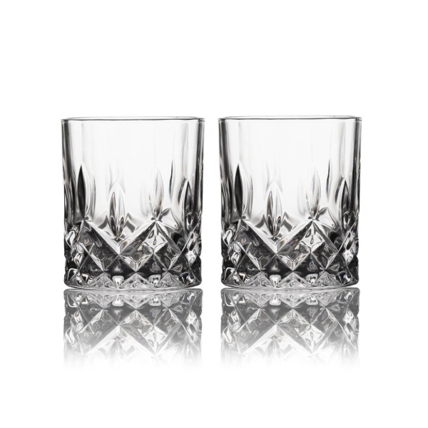 Набор для виски O-F 300 мл 2шт деревянная коробка 13 предметов