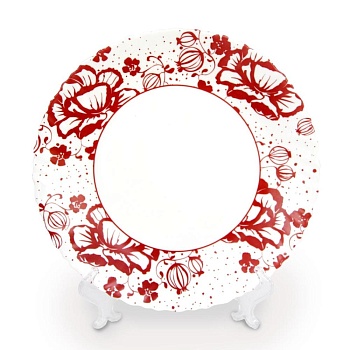 Тарелка Alcove Red 24см