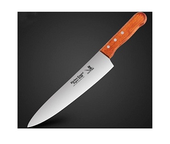 Нож для повара 23см. деревянная ручка