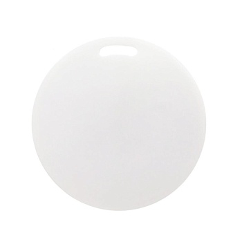 Доска пластиковая, белая, круглая 1см*36см.