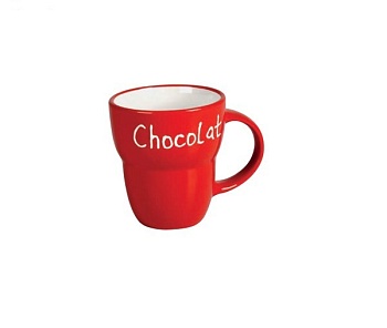 Кружка 300 мл., красная Chocolat