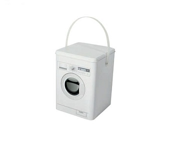 Банка жестяная 15*21см. Стиральная машина