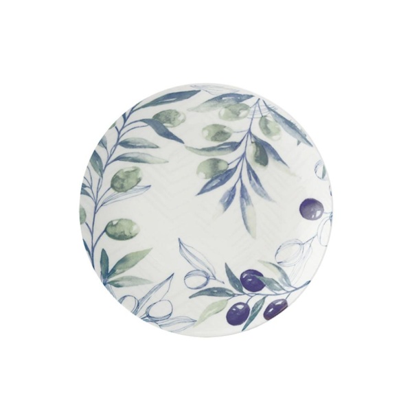 Тарелка закусочная 20см. Оливковая роща