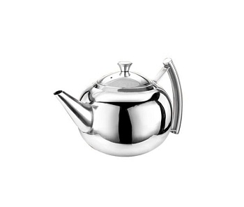 Чайник заварочный, сталь 2л. круглый с ситечком