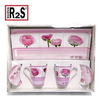 Кофейные чашки 2 персоны 5 предметов Rosa
