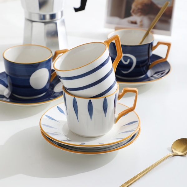 Чайная пара 200 мл Морская коллекция