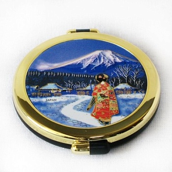 Зеркальце Японка с зонтиком