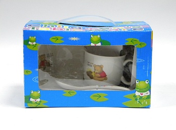 Набор детский  3 предмета Медвежонок