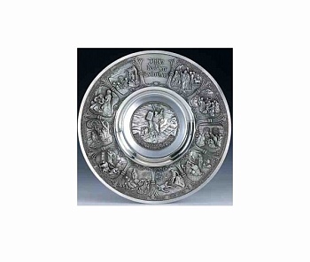 Настенная тарелка 33см. Десять заповедей