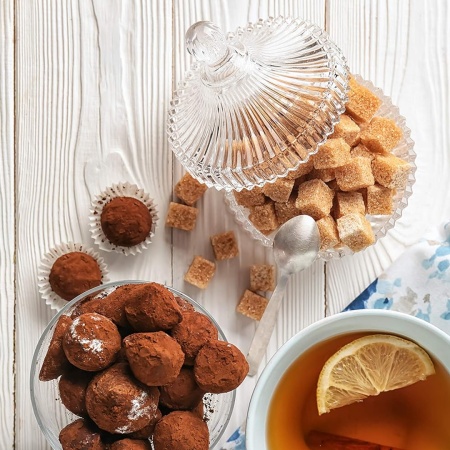 Сахарница стекло с крышкой 13,5*16см