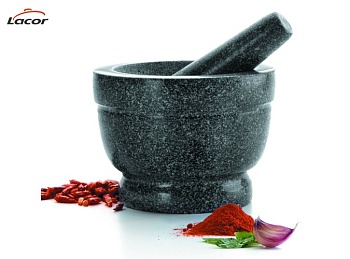 Ступка пестик гранитная 16*12см. L