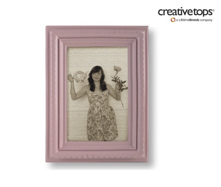 Рамка для фото розовая 15см*20см.