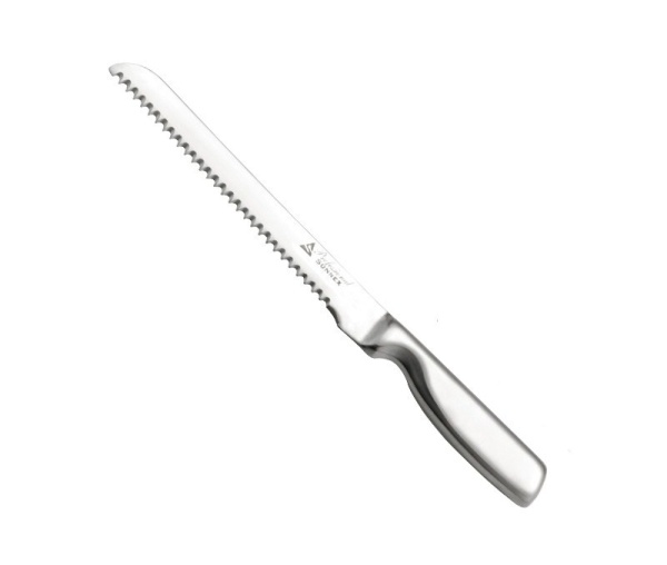 Нож для хлеба 20см. металлическая ручка