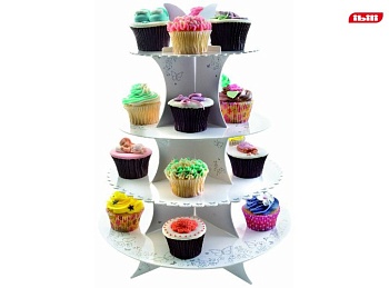 Стойка для кексов 4 яруса 34*44см. картон