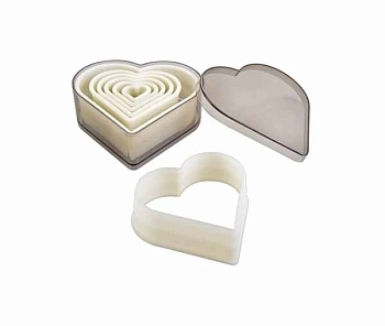 Набор форм для резки сердце 7шт