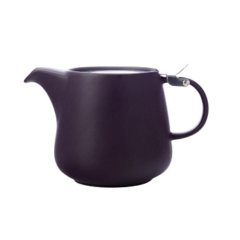 Чайник 600мл. с ситечком баклажан Оттенки