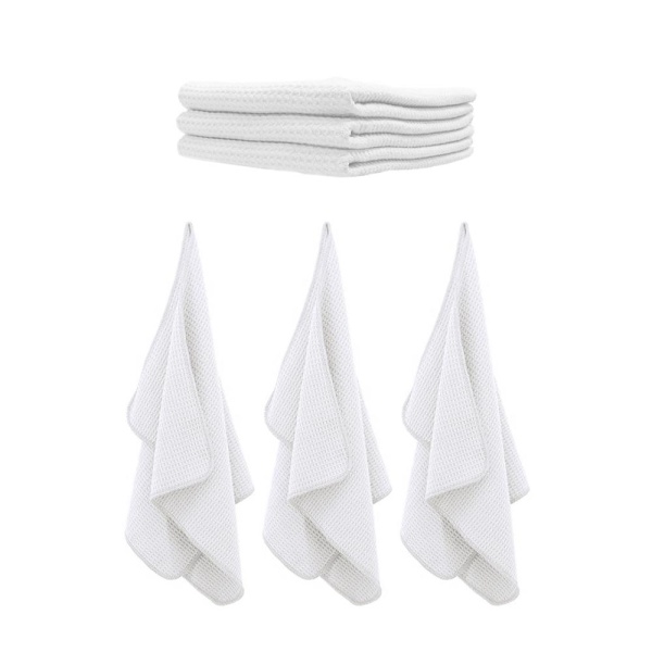 Полотенце кухонное микрофибра 3шт 40*60см. белое