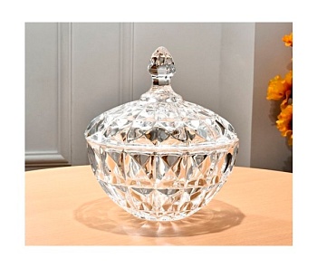 Конфетница 17*20см. Стекло