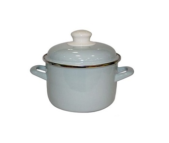 Кастрюля 6,75л. голубая Амалия