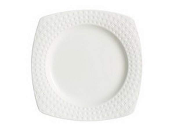 Тарелка квадратная 25,5см. Satinique