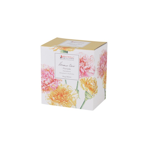 Кружка 0,35л Флориада Гвоздики в подарочной упаковке