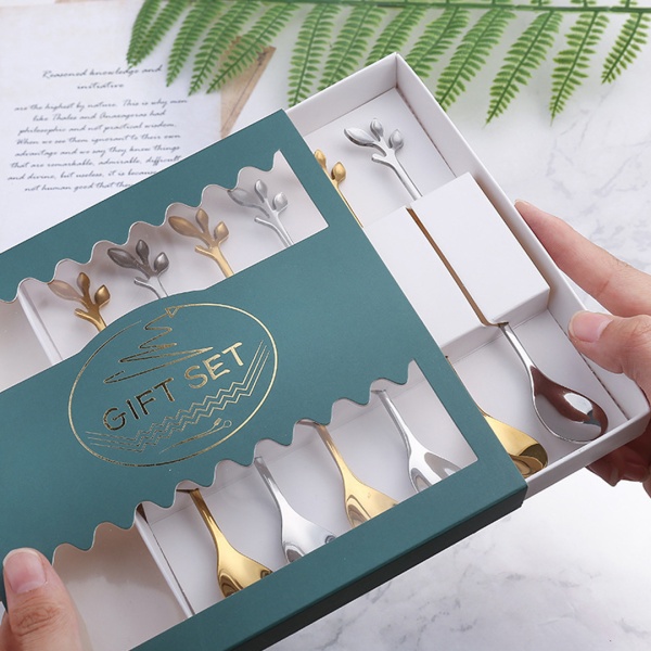 Ложка чайная 6 шт 16,5 см Веточка