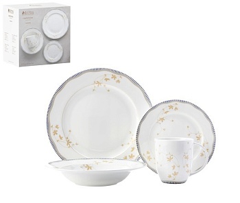 Сервиз чайно-столовый 16 предметов 4 персоны Изабелла