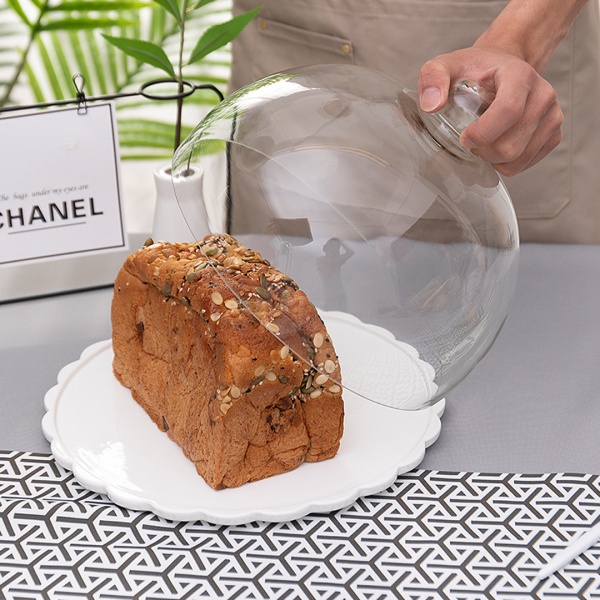 Сырница 29*19см. стекло фарфор