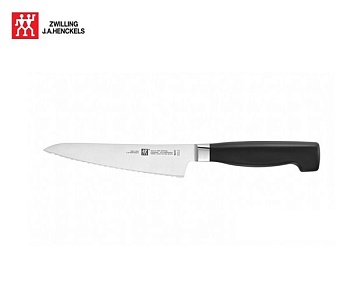 Нож поварской 14см. серейт заточка Four Star