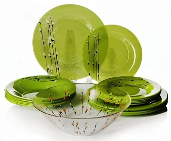 Сервиз столовый 19 предметов 6 персон Rhapsody Green