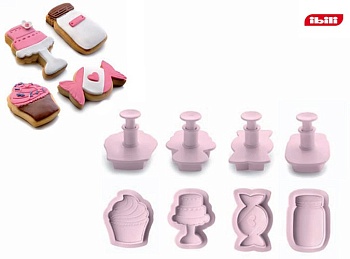 Резак для печенья 4шт Сладости