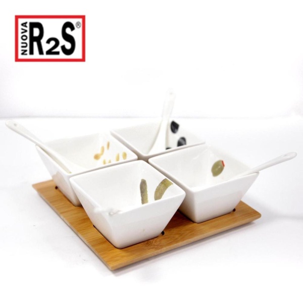 Набор салатников для закуски 9 предметов Coctail