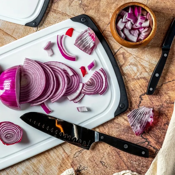 Доска пластиковая, белая 31*19см