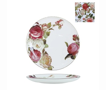 Набор тарелок 6 предметов 17см. Романтика