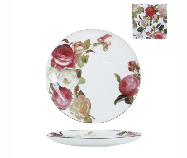 Набор тарелок 6 предметов 17см. Романтика
