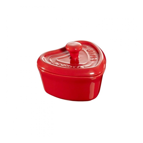 Набор мини-кокотниц 2шт 10см вишневые