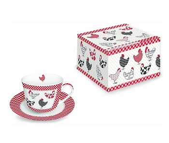 Чайная пара 400мл. 1персона Cock