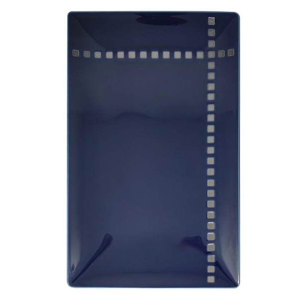 Блюдо прямоугольное 29см Viewpoint navy