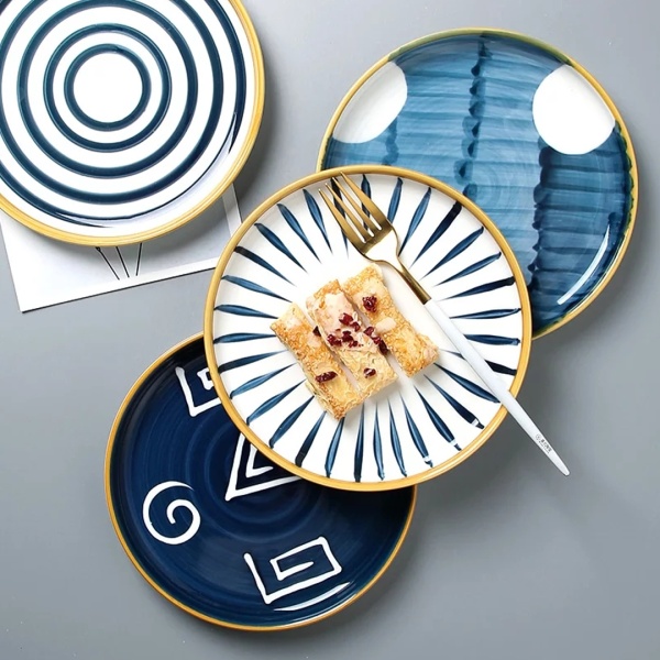 Тарелка закусочная 20см Морская Коллекция