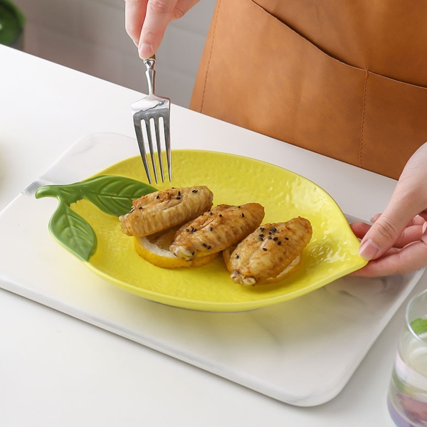 Блюдо 13*10см Лимон