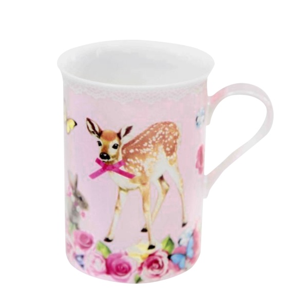 Кружка 290мл, Олененок розовый