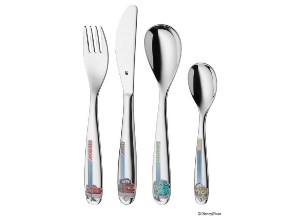 Набор детский столовые приборы 4 предмета Cars Набор детский столовые приборы 4 предмета Cars