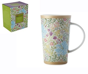 Кружка 0.42л белая Золотая лилия