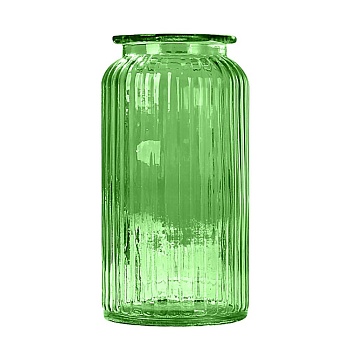 Ваза 18,5см, зеленая Jar